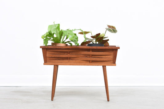 Vintage teak plant stand