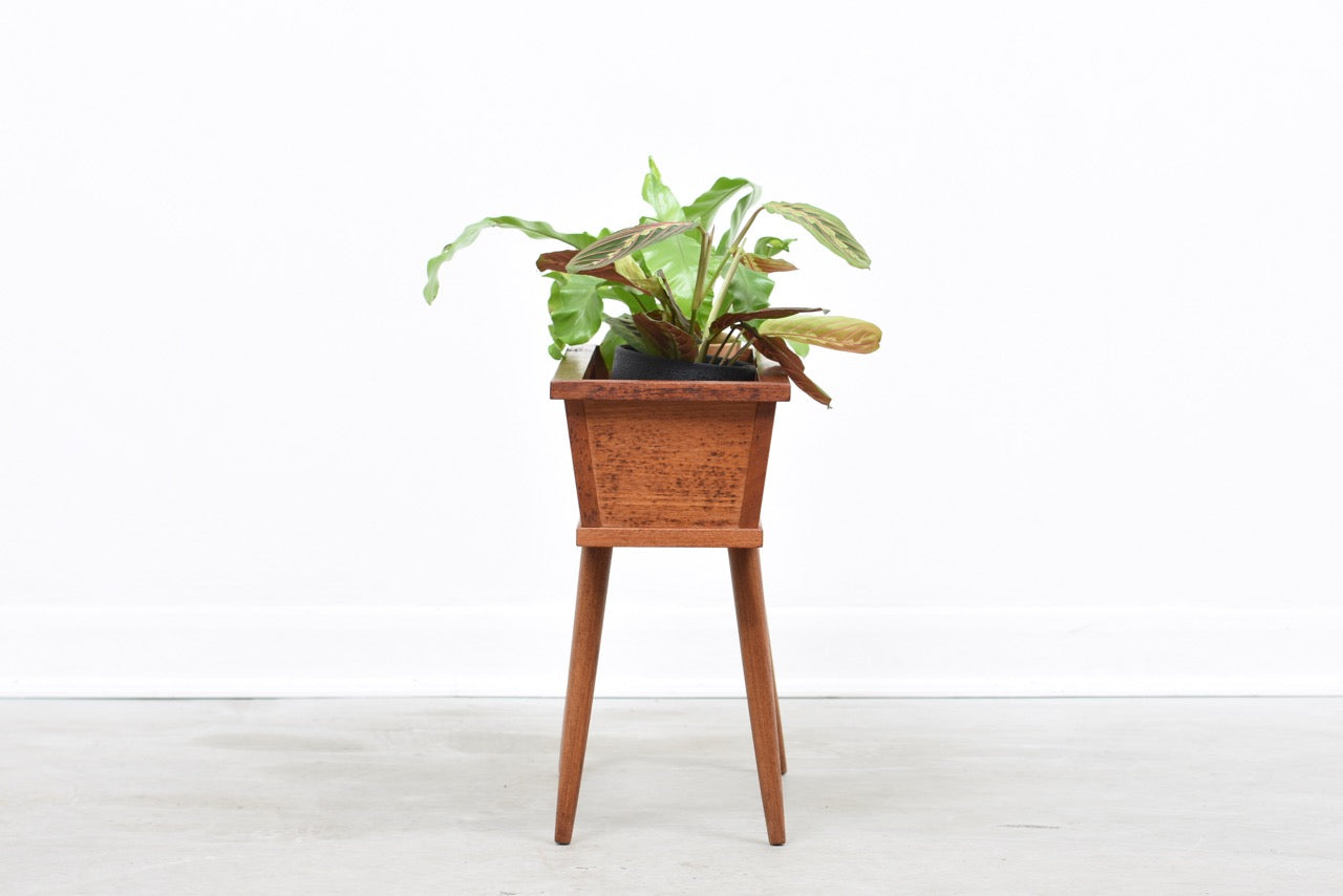 Vintage teak plant stand