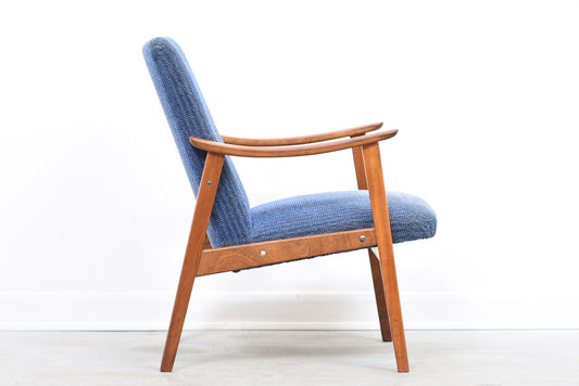 Norwegian lounger with teak arms + legs no. 1