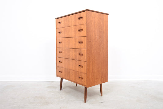 1960s teak chest of drawers