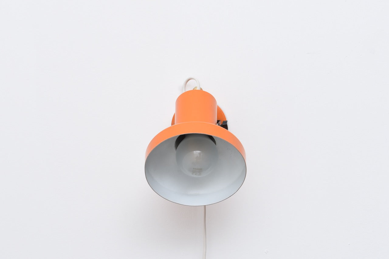 Wall light by E. S. Horn with wide shade