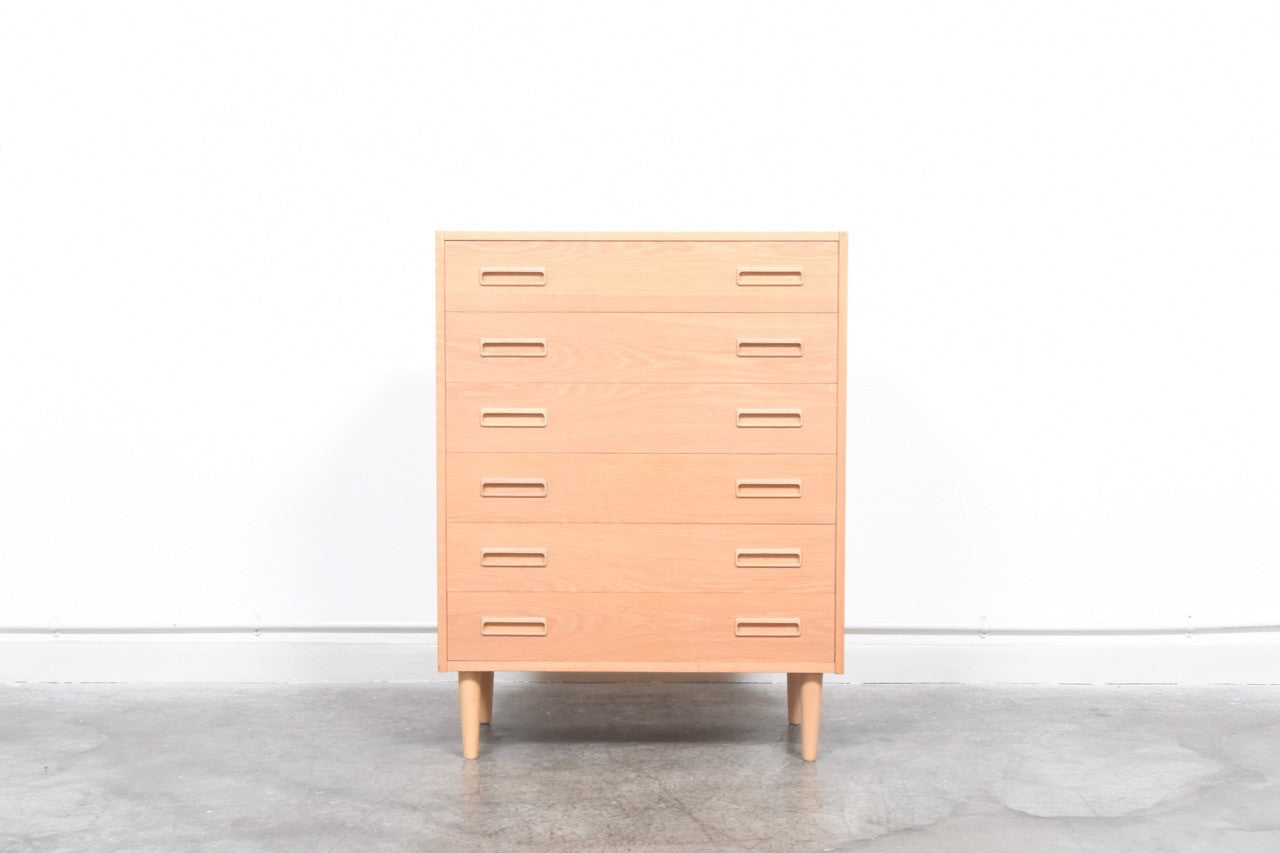 Oak chest of drawers by Westergaard Møbelfabrik