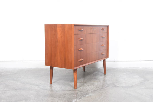 Low chest of four drawers by Bornholms