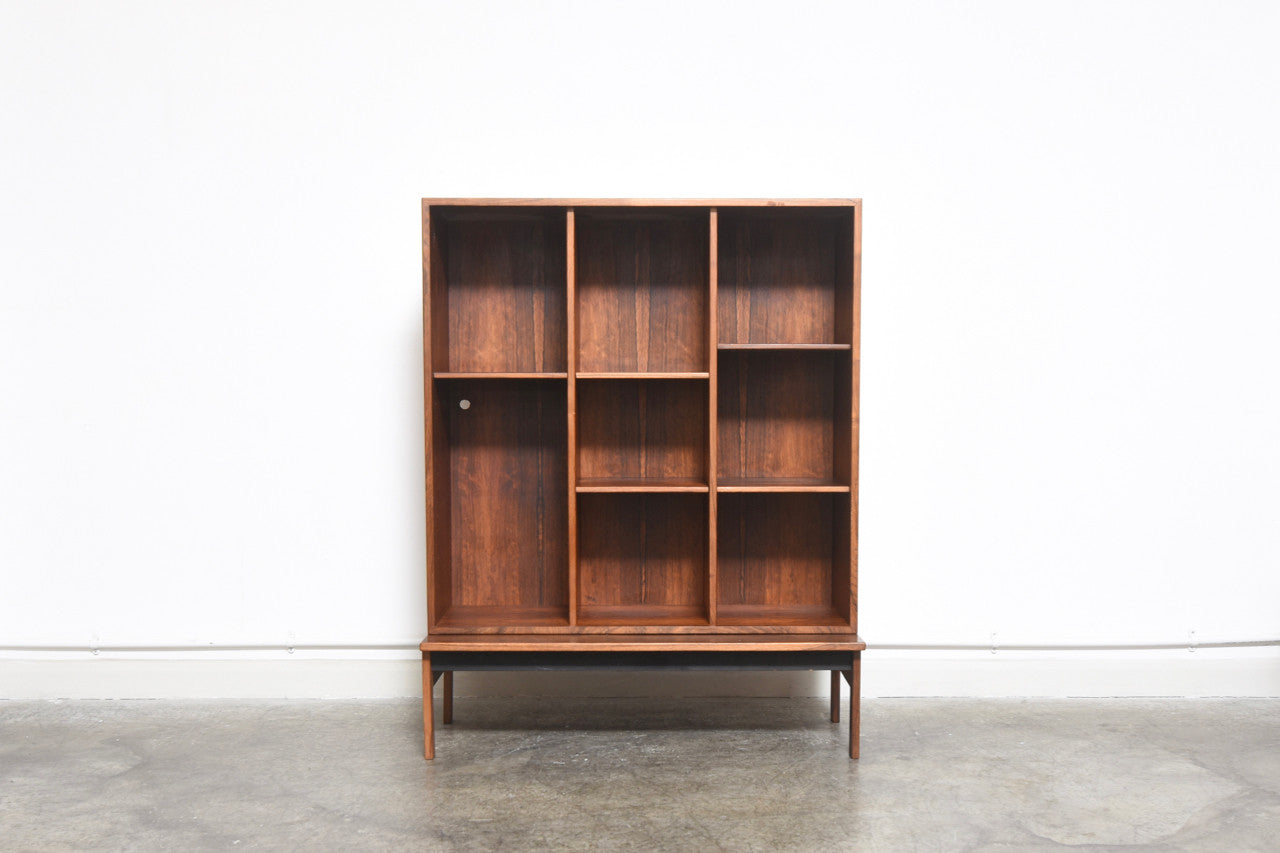 Rosewood bookcase with adjustable shelves