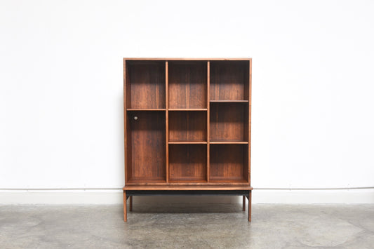 Rosewood bookcase with adjustable shelves