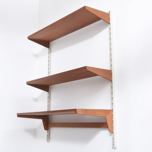 Set of three shelves in teak by Kai Kristiansen