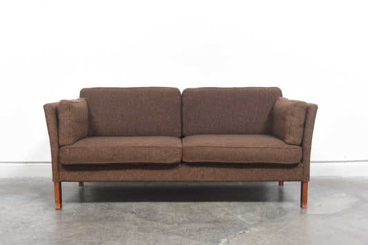 Wool two seat sofa
