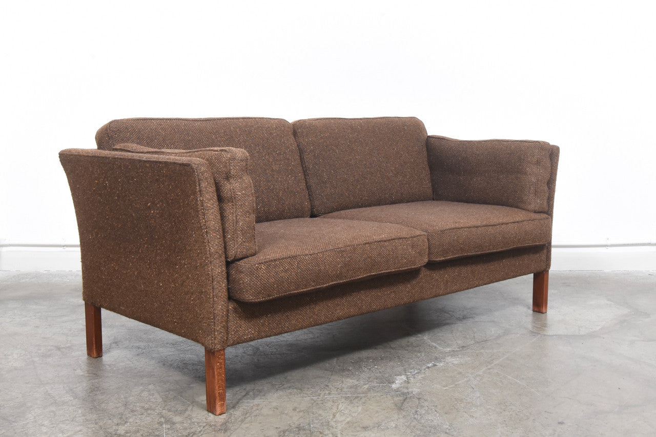 Wool two seat sofa