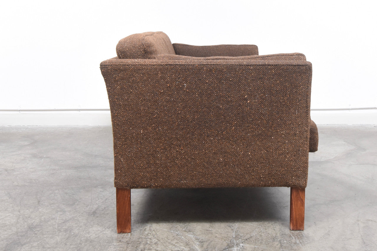 Wool two seat sofa