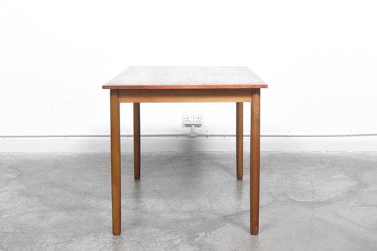 Small teak dining table / desk