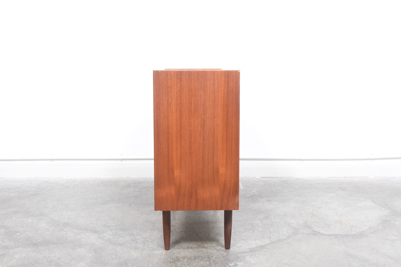 Narrow teak sideboard