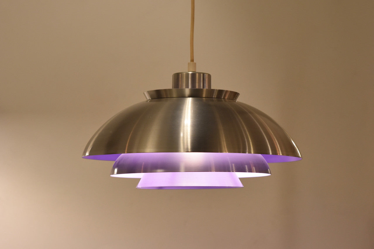 Tiered aluminium ceiling light