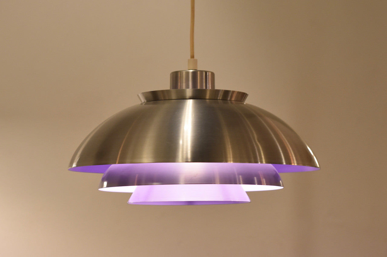 Tiered aluminium ceiling light