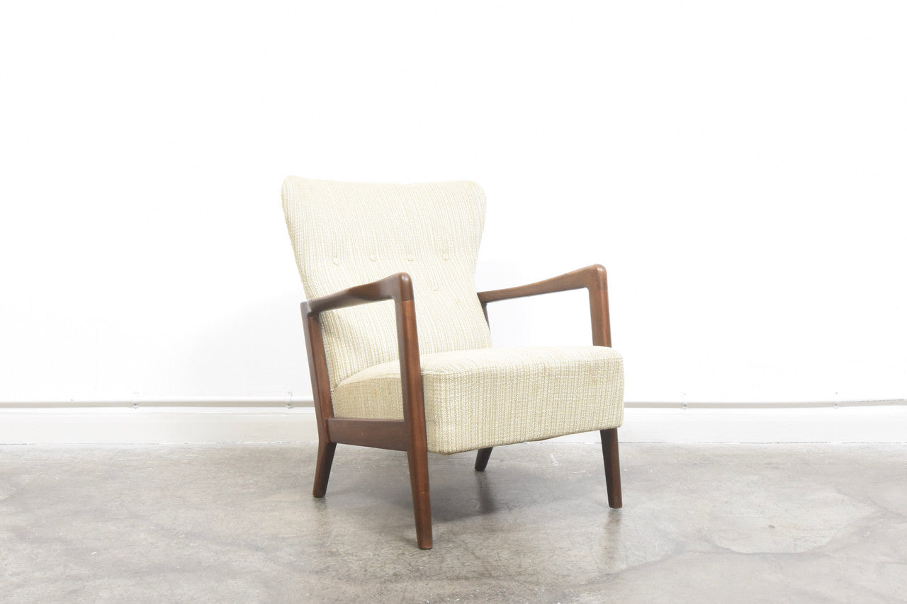 Low back occasional chair by Søren Hansen