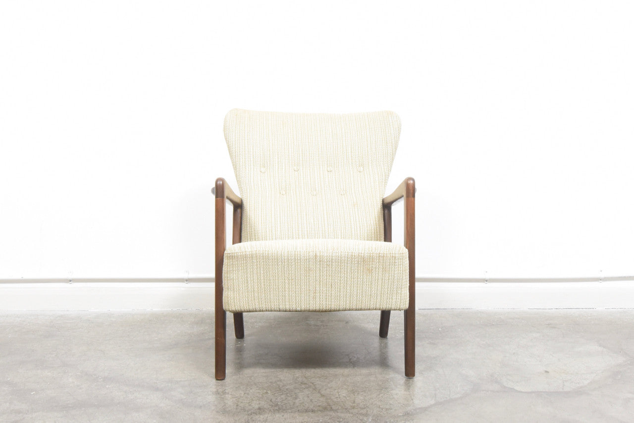 Low back occasional chair by Søren Hansen