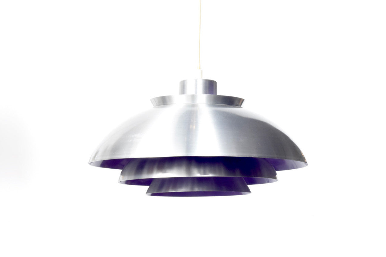 Tiered aluminium ceiling light