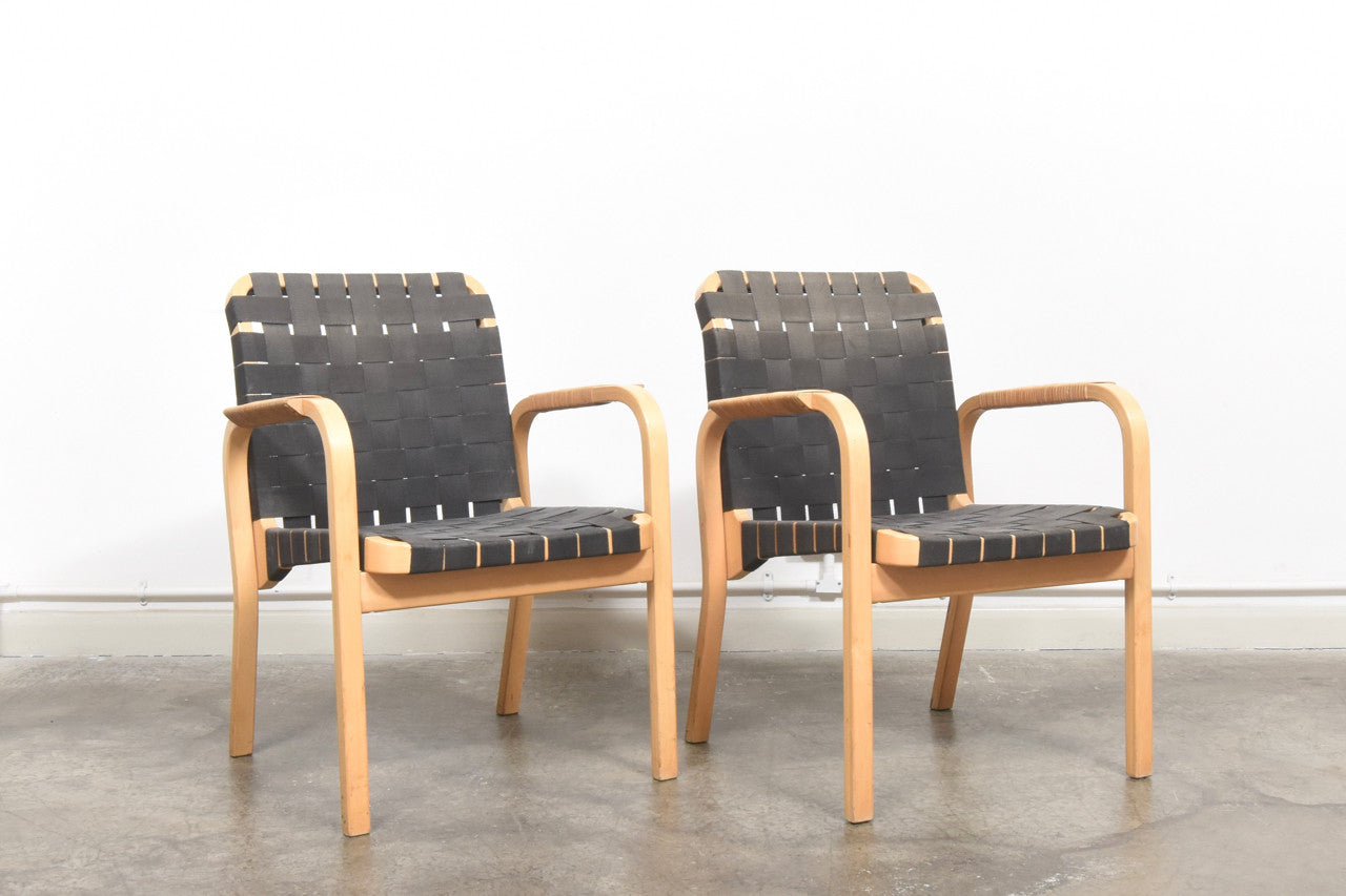 Two available: Armchair 45 by Alvar Aalto