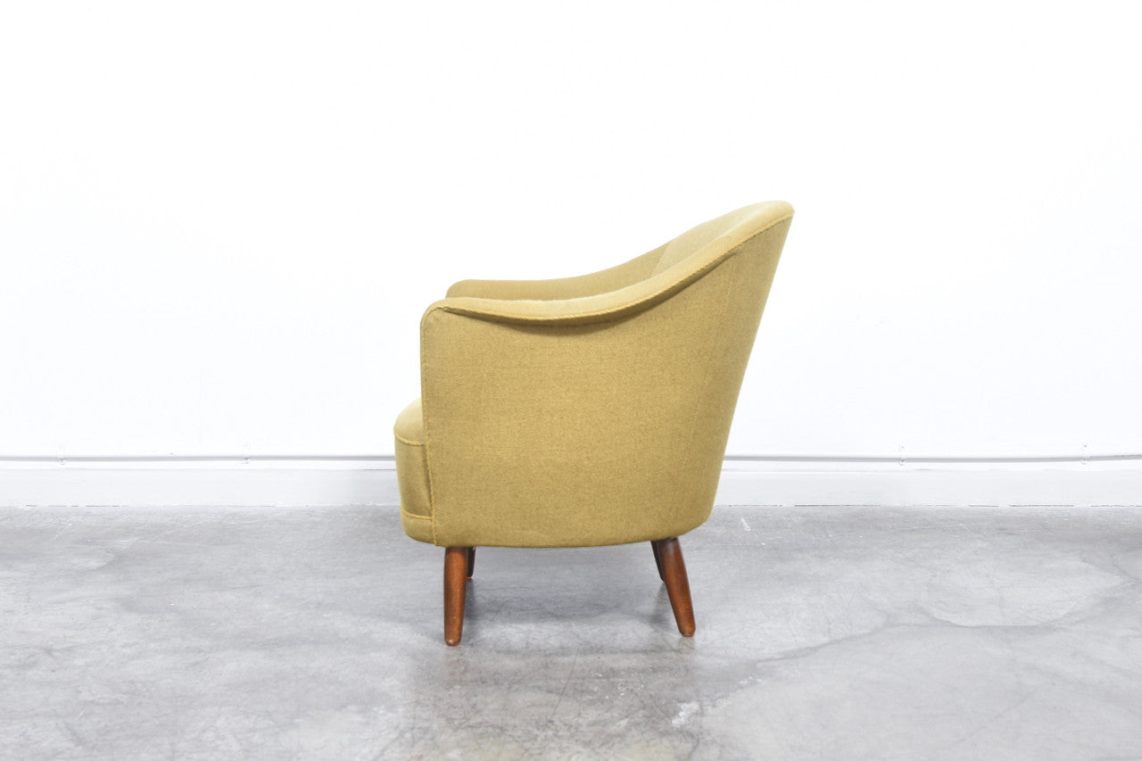 1950s mustard occasional chair