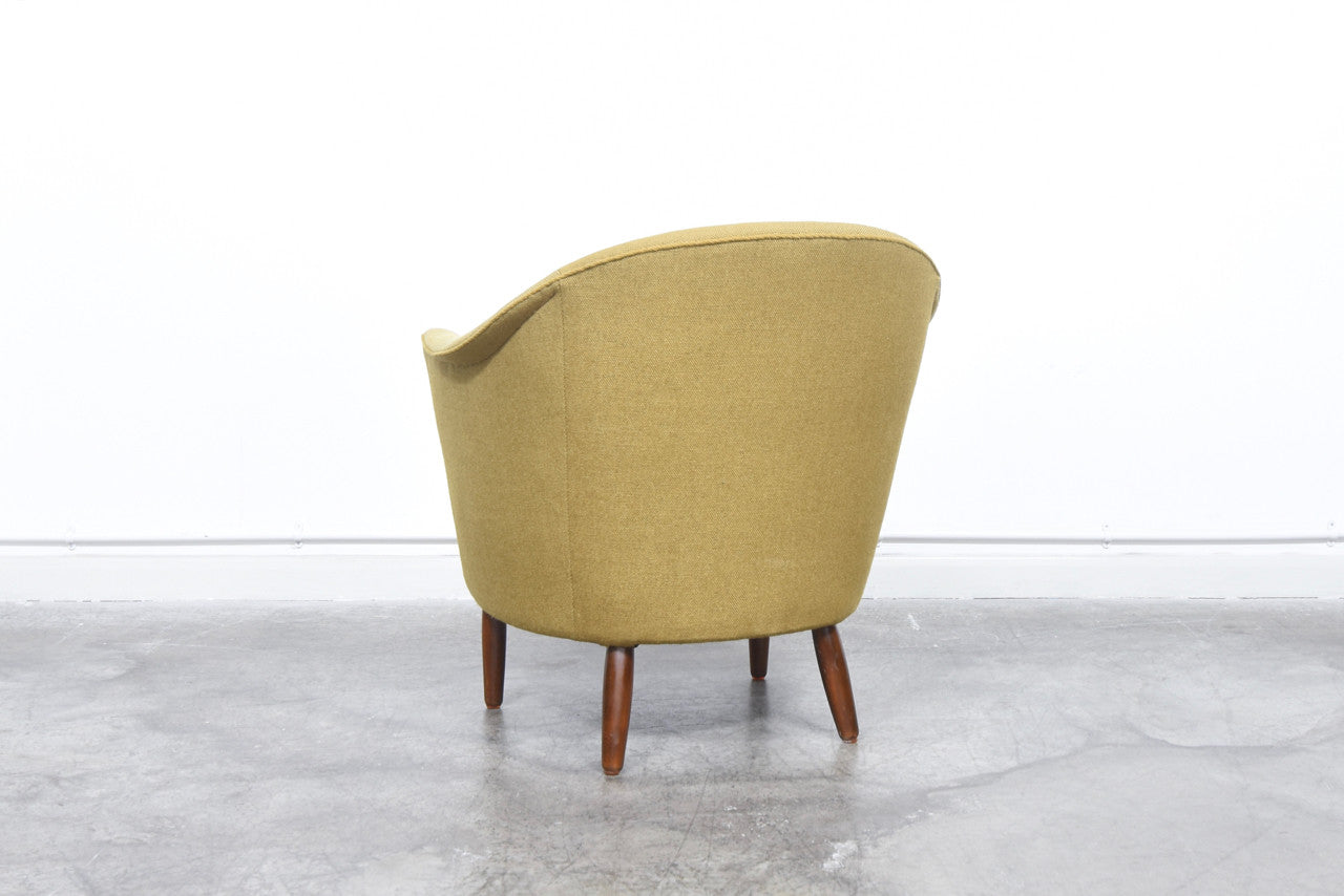 1950s mustard occasional chair