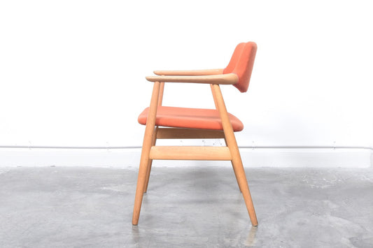 Oak desk chair by Erik Kirkegaard