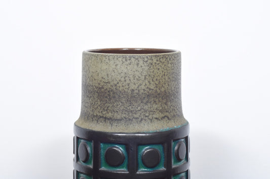 Tall West German ceramic vase