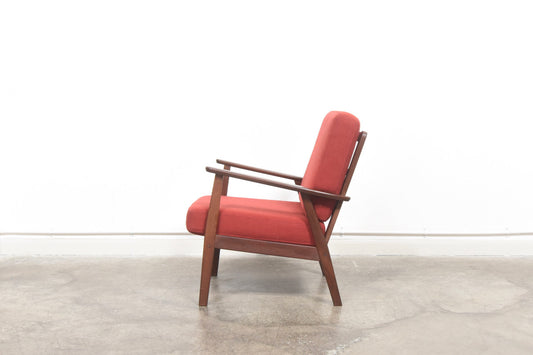 1960s teak lounge chair