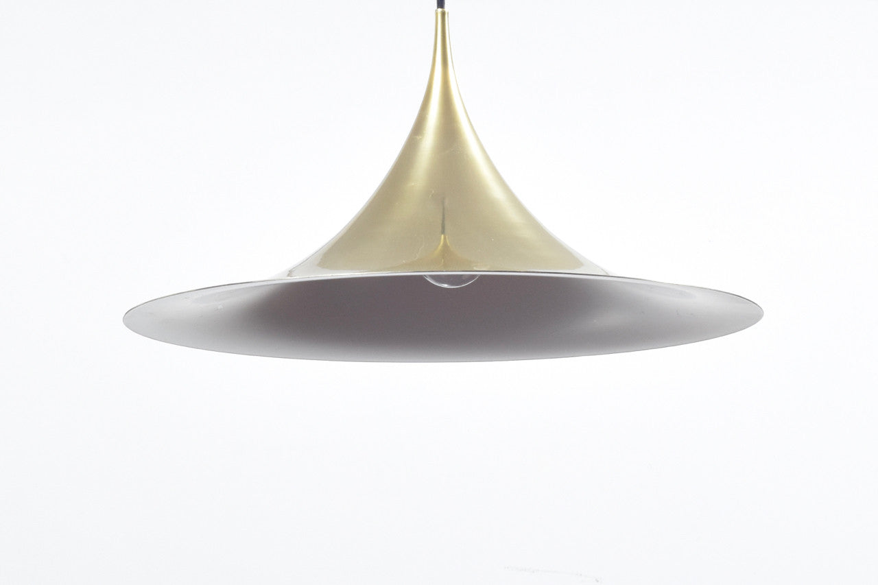 Brass 'Semi-pendel' ceiling light by Fog & Mørup