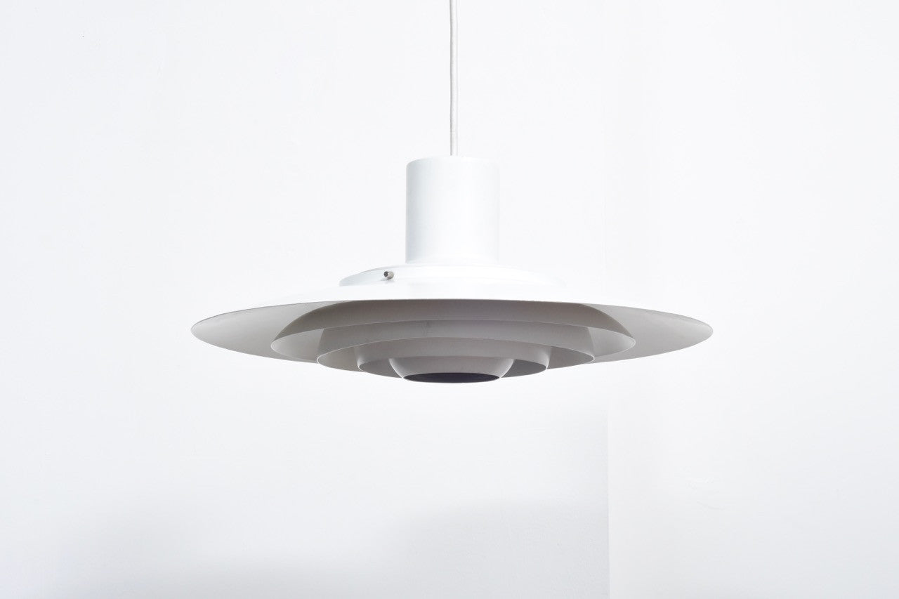 White 'P376' ceiling light by Kastholm & Fabricius