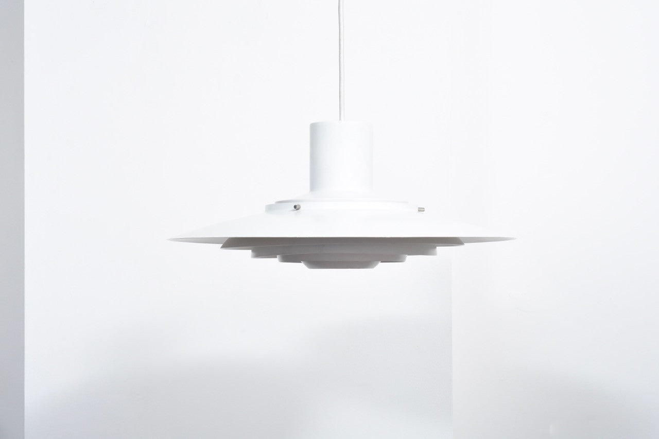 White 'P376' ceiling light by Kastholm & Fabricius