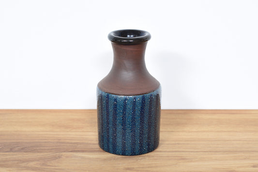 Vase with striped glaze