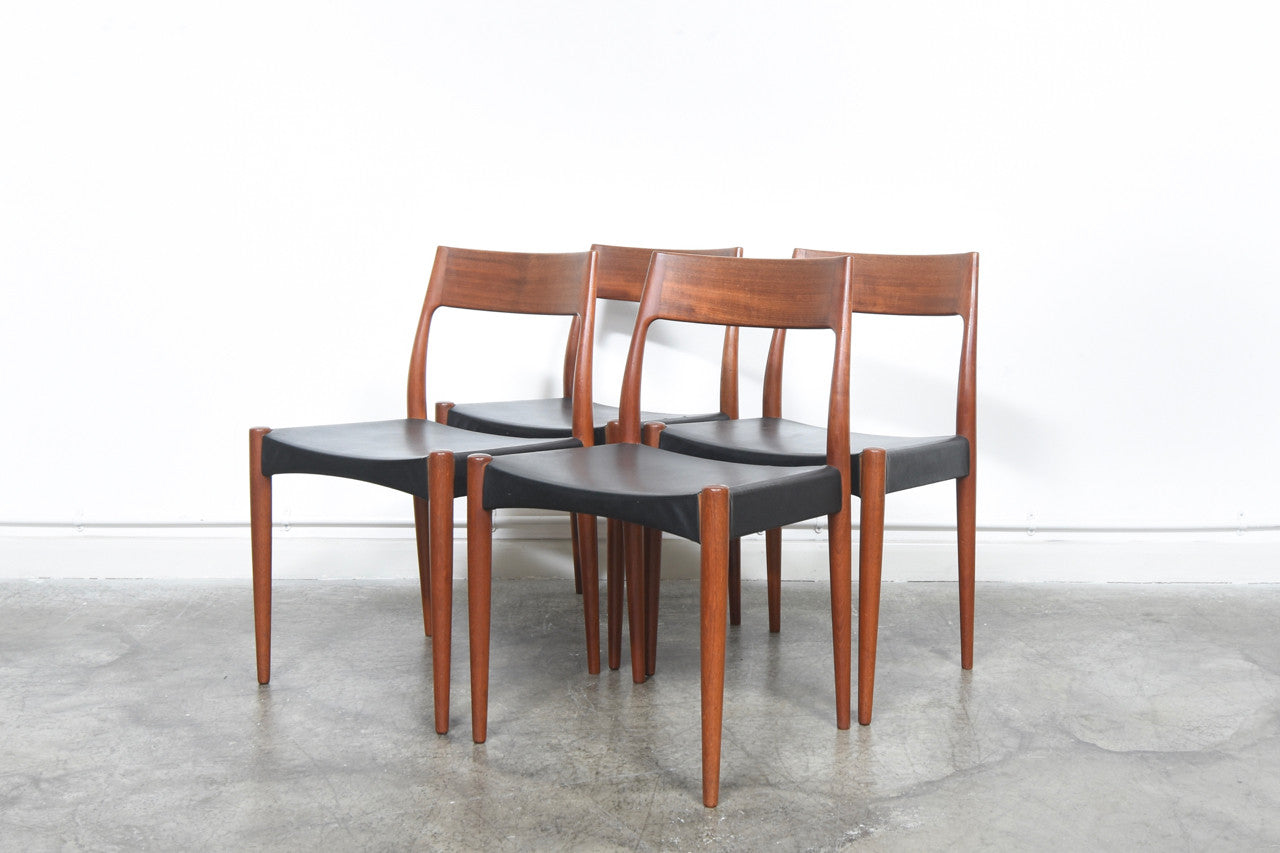 Set of four dining chairs by Arne Hovmand Olsen