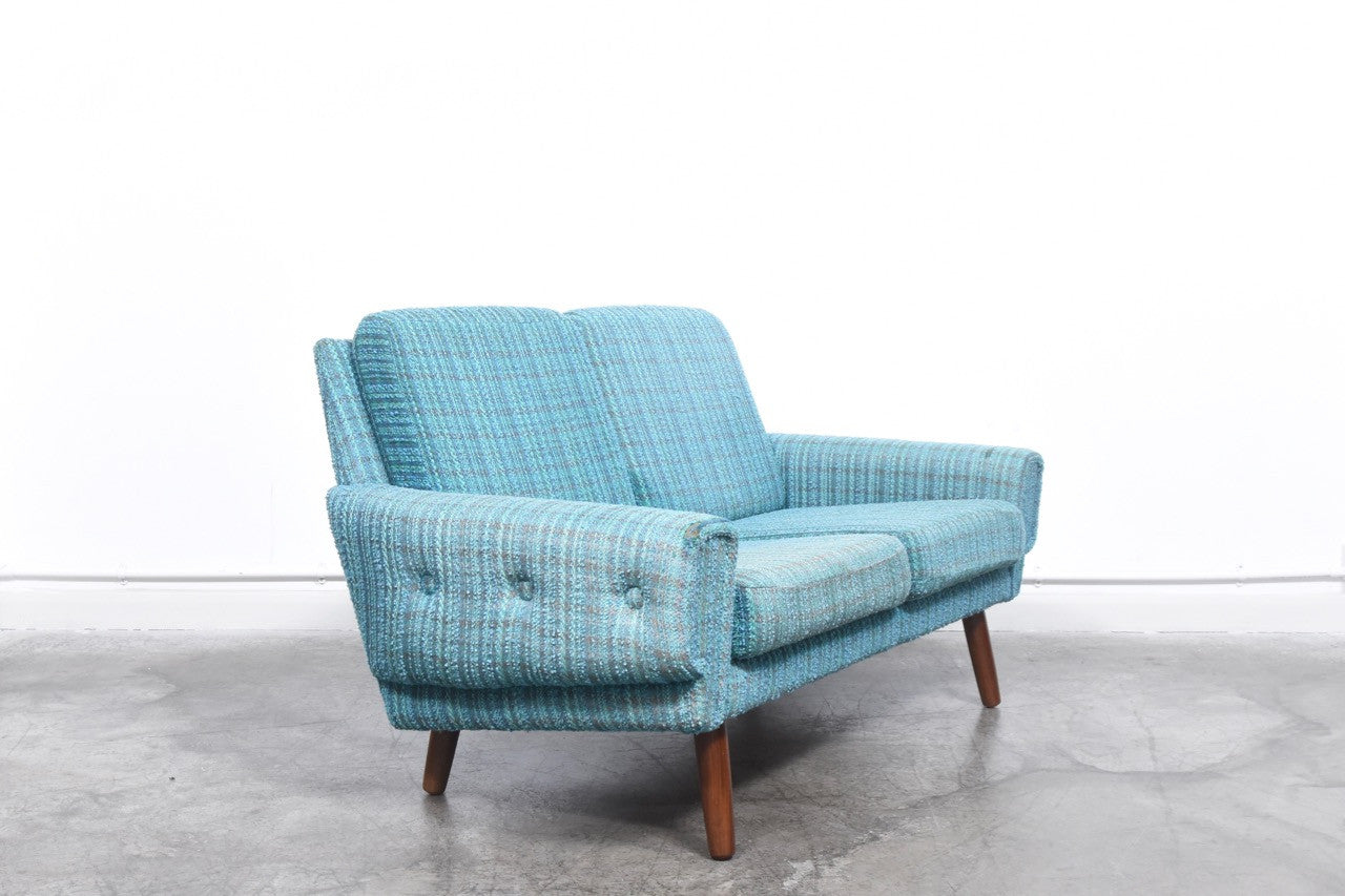 1960s turquoise two seater