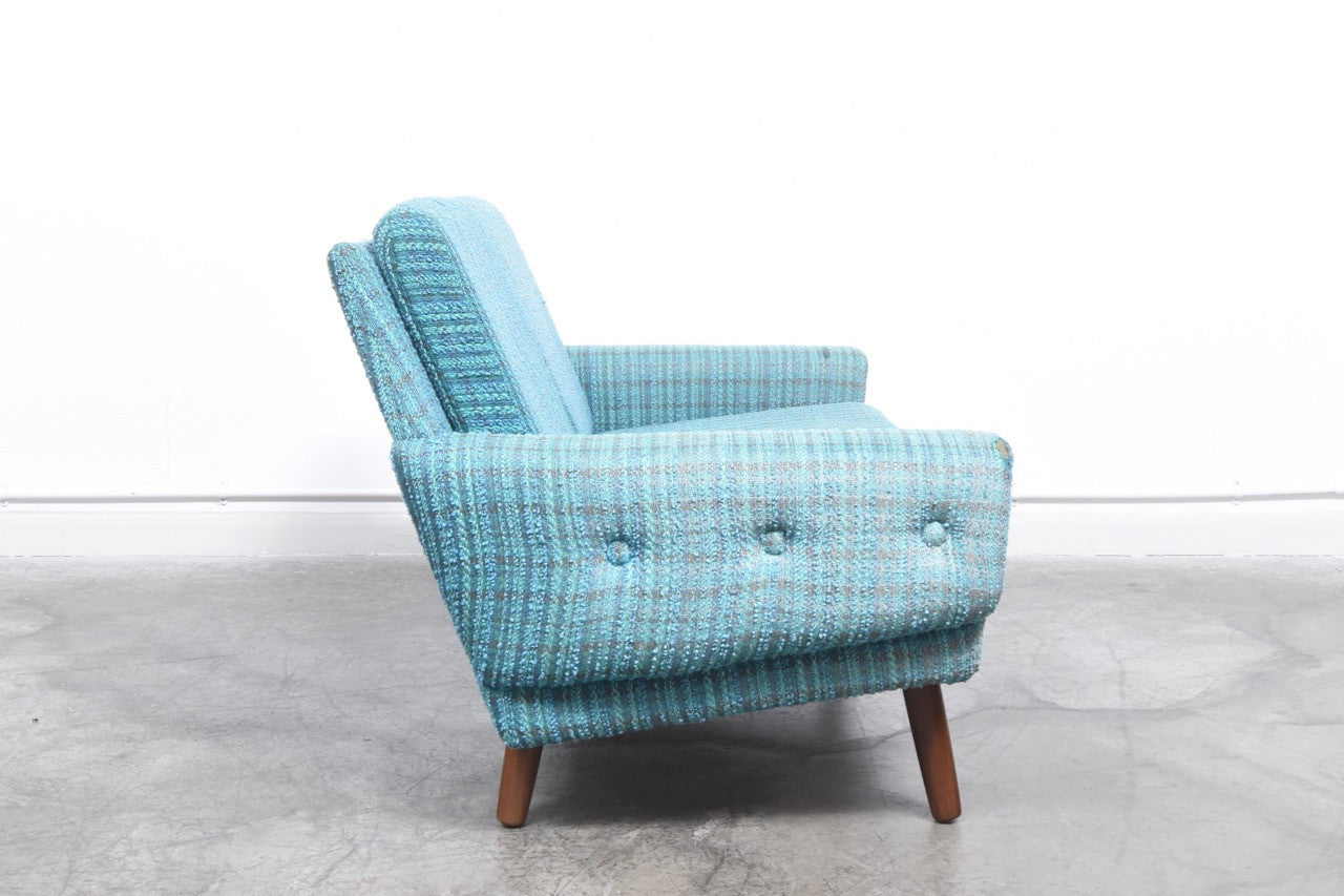 1960s turquoise two seater