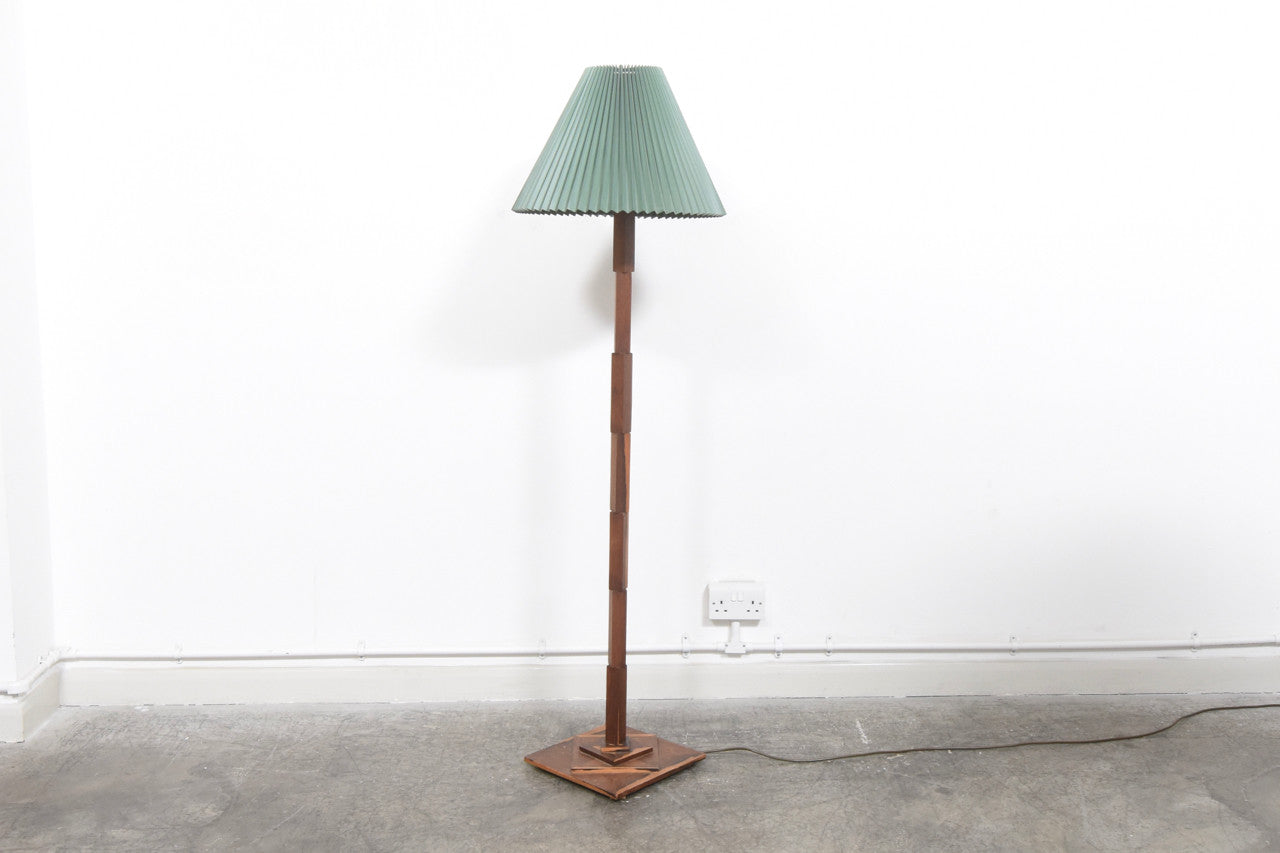 Rosewood floor lamp