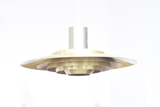 Brass 'P376' ceiling light by Kastholm & Fabricius