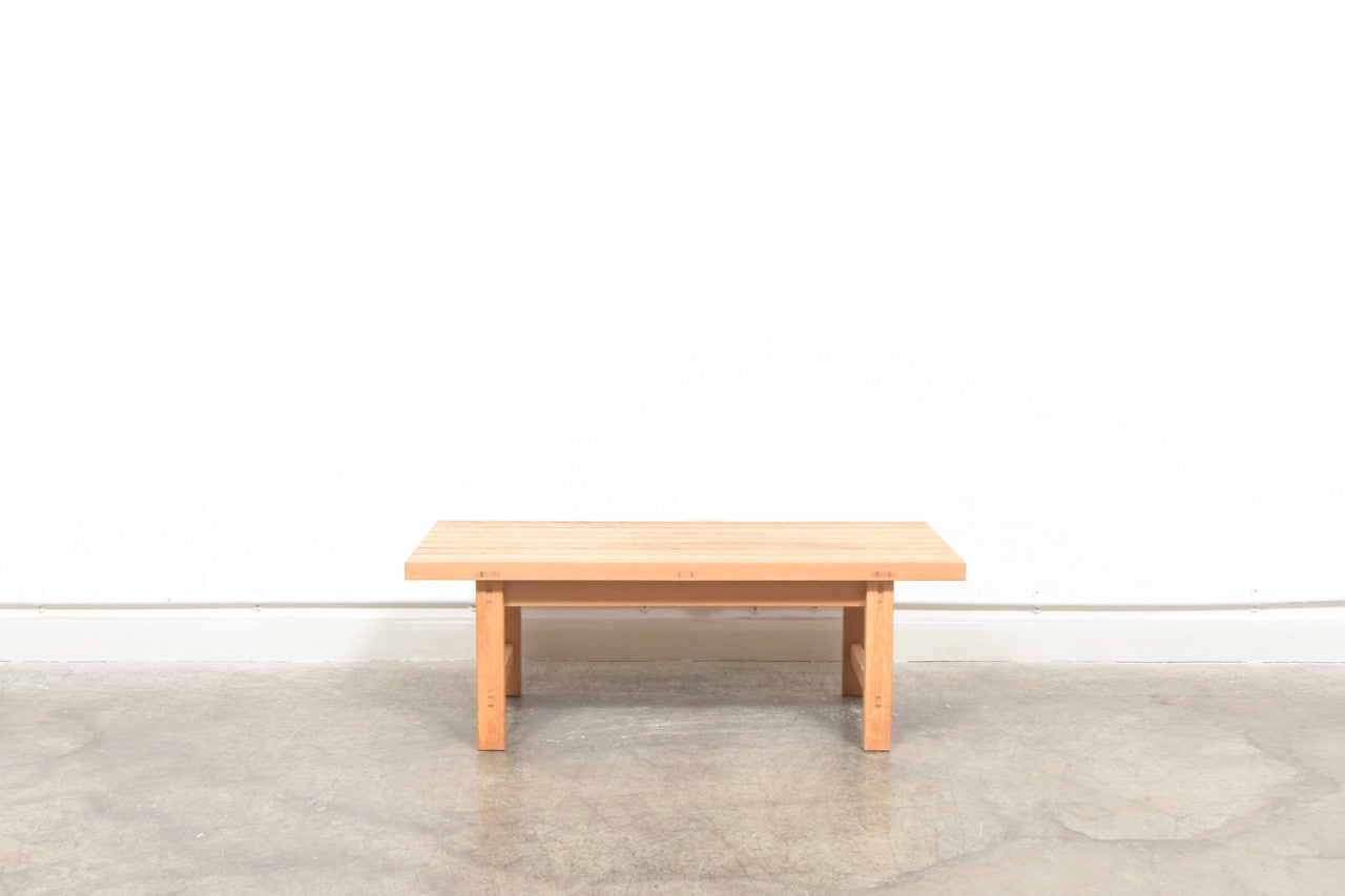 Oak bench by Hugo Svensson (S)