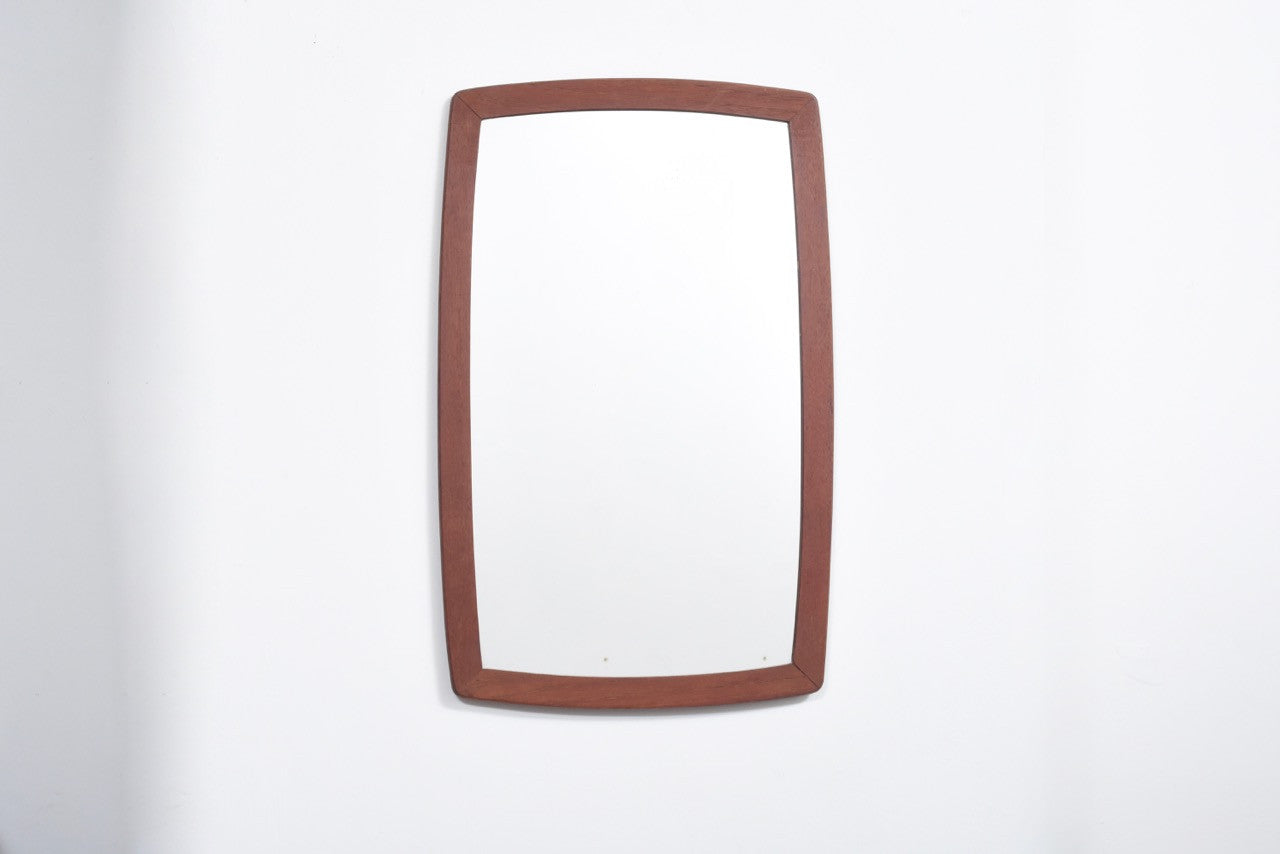 Small teak mirror