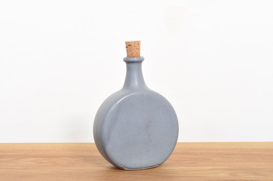 Grey ceramic vase