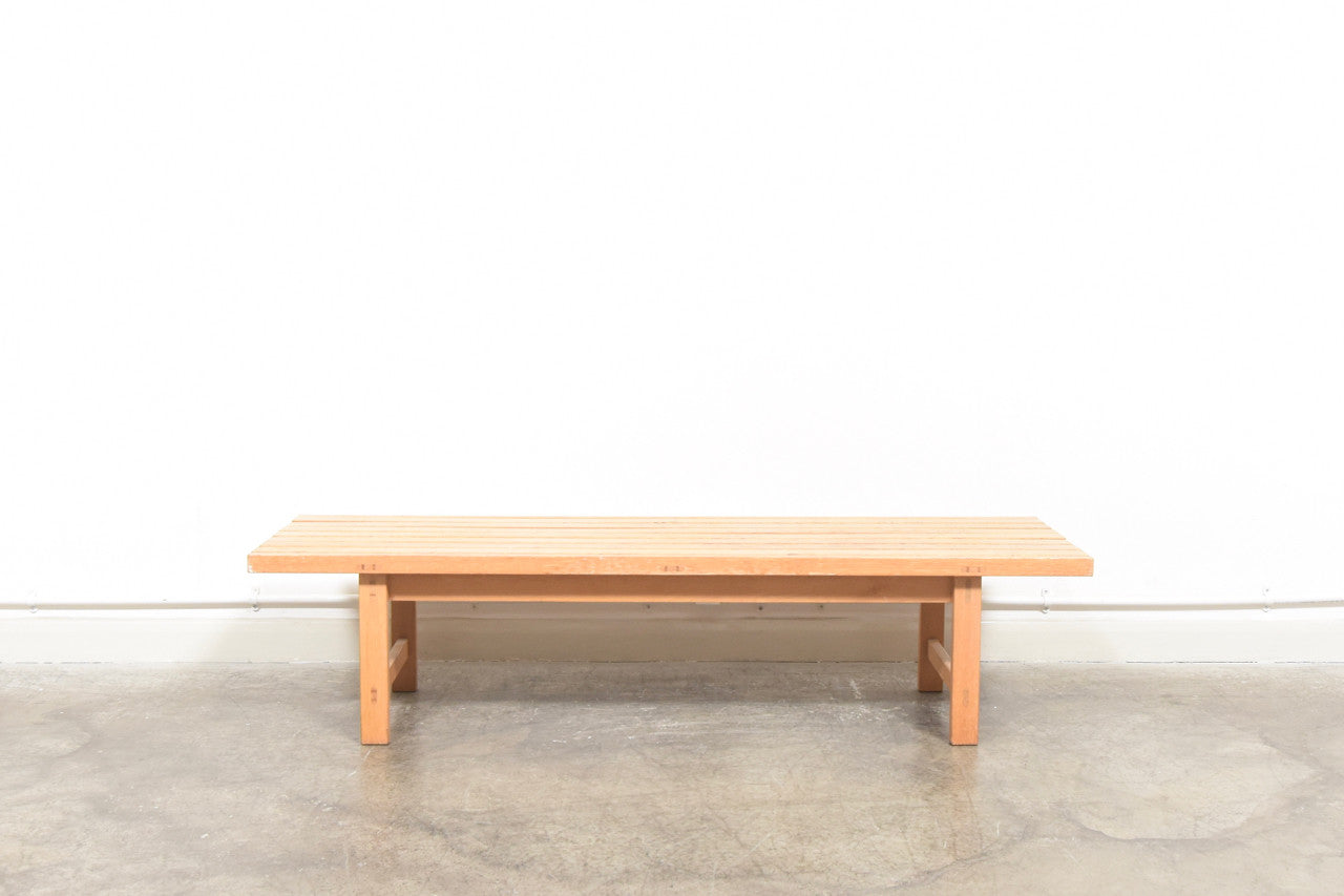 Oak bench by Hugo Svensson (L)