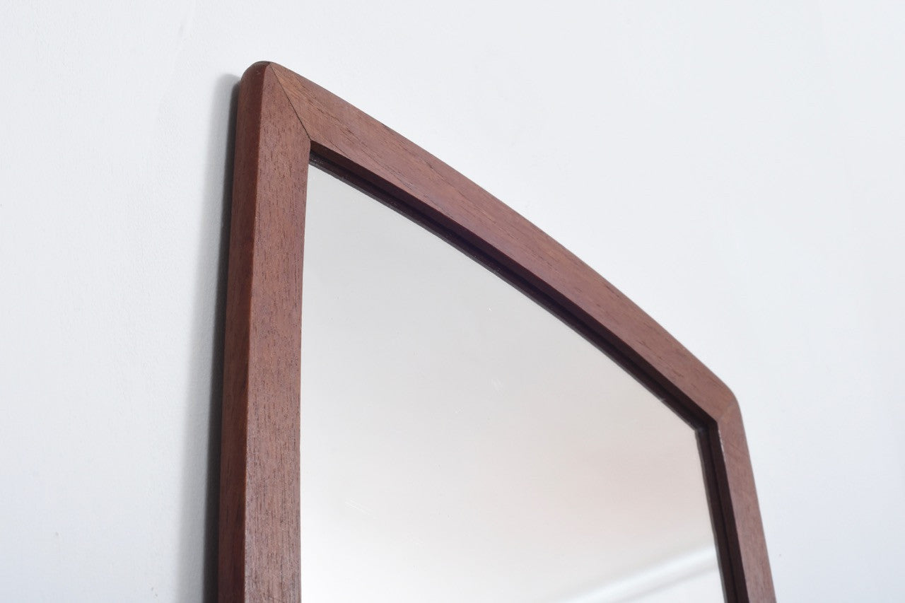 Small teak mirror