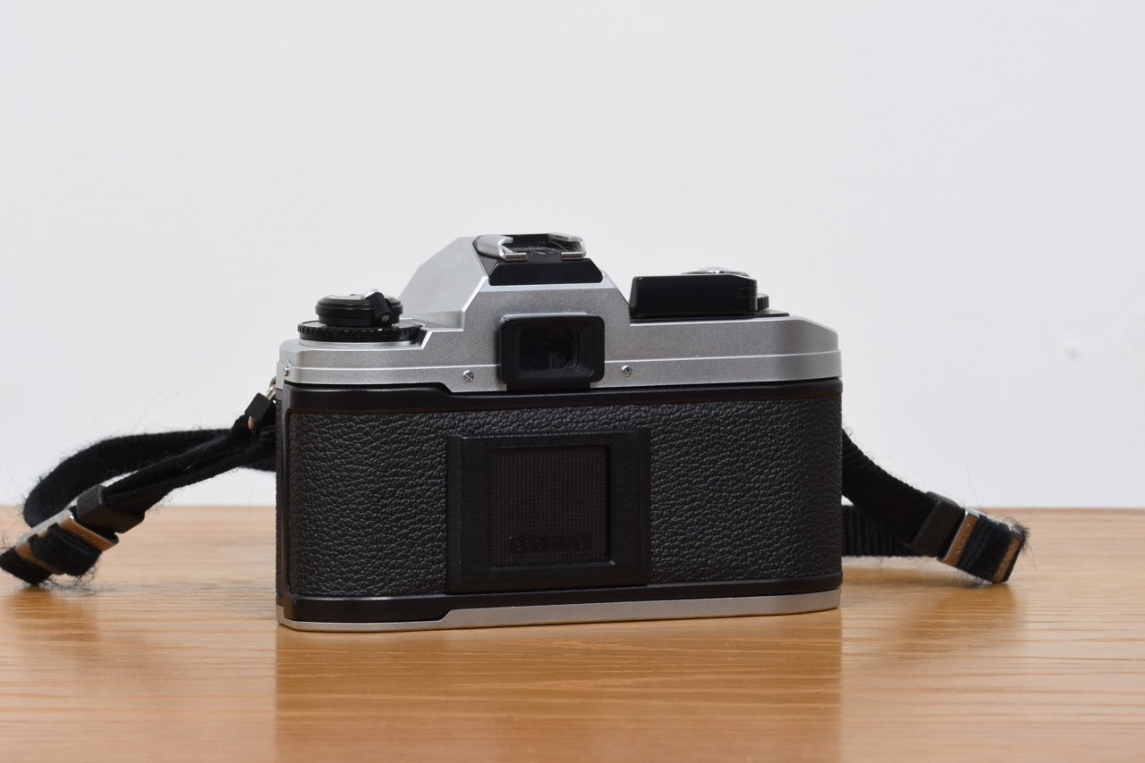 FG-20 SLR camera + lenses by Nikon