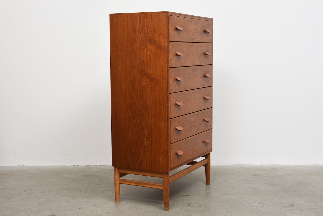 Teak chest of drawers by Poul Volther