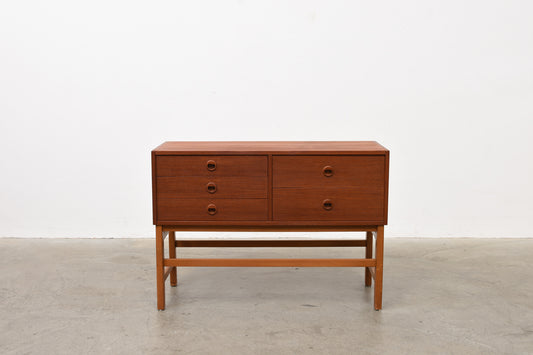 1960s teak hallway chest