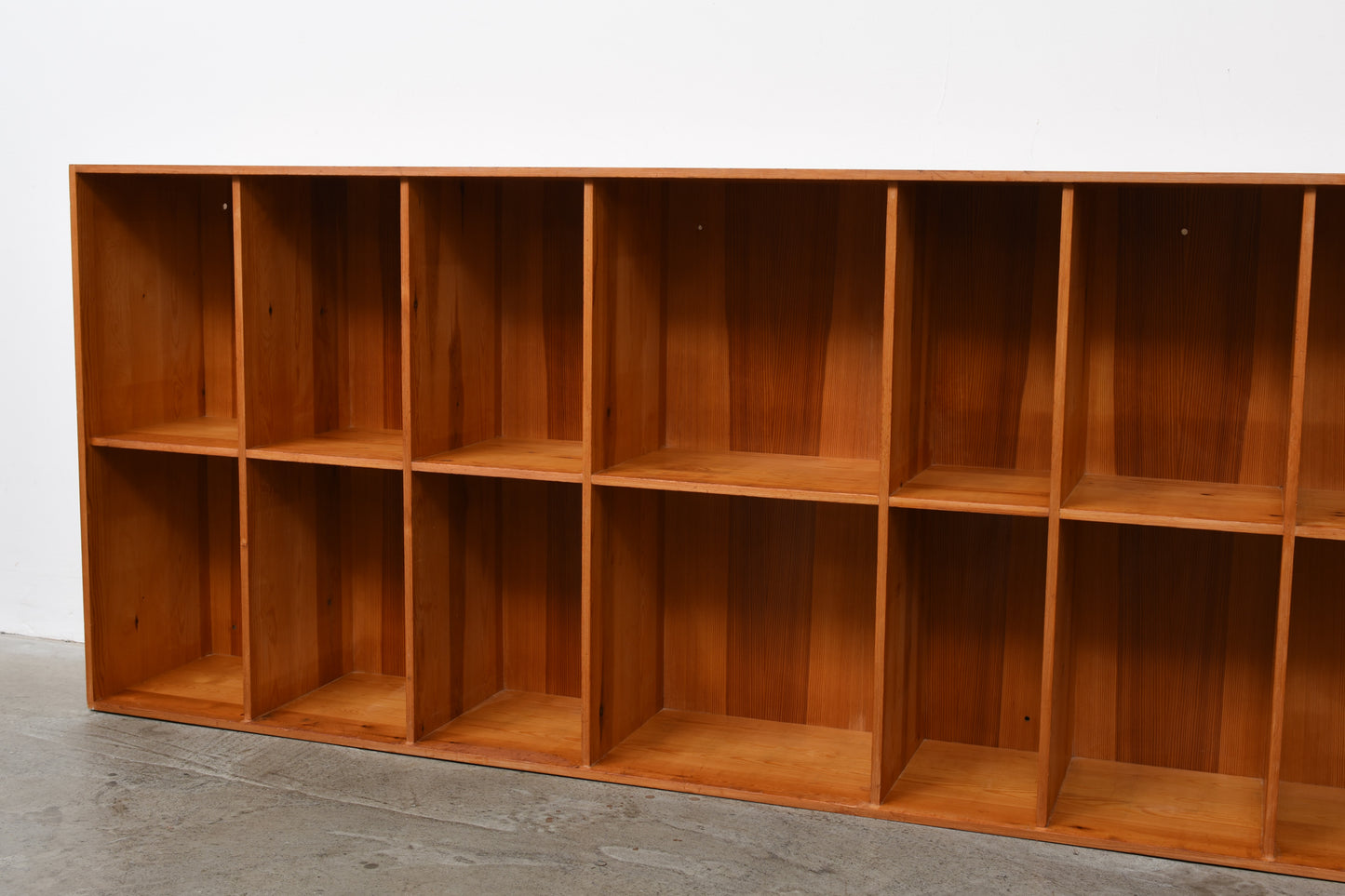 1960s Danish pine bookshelf