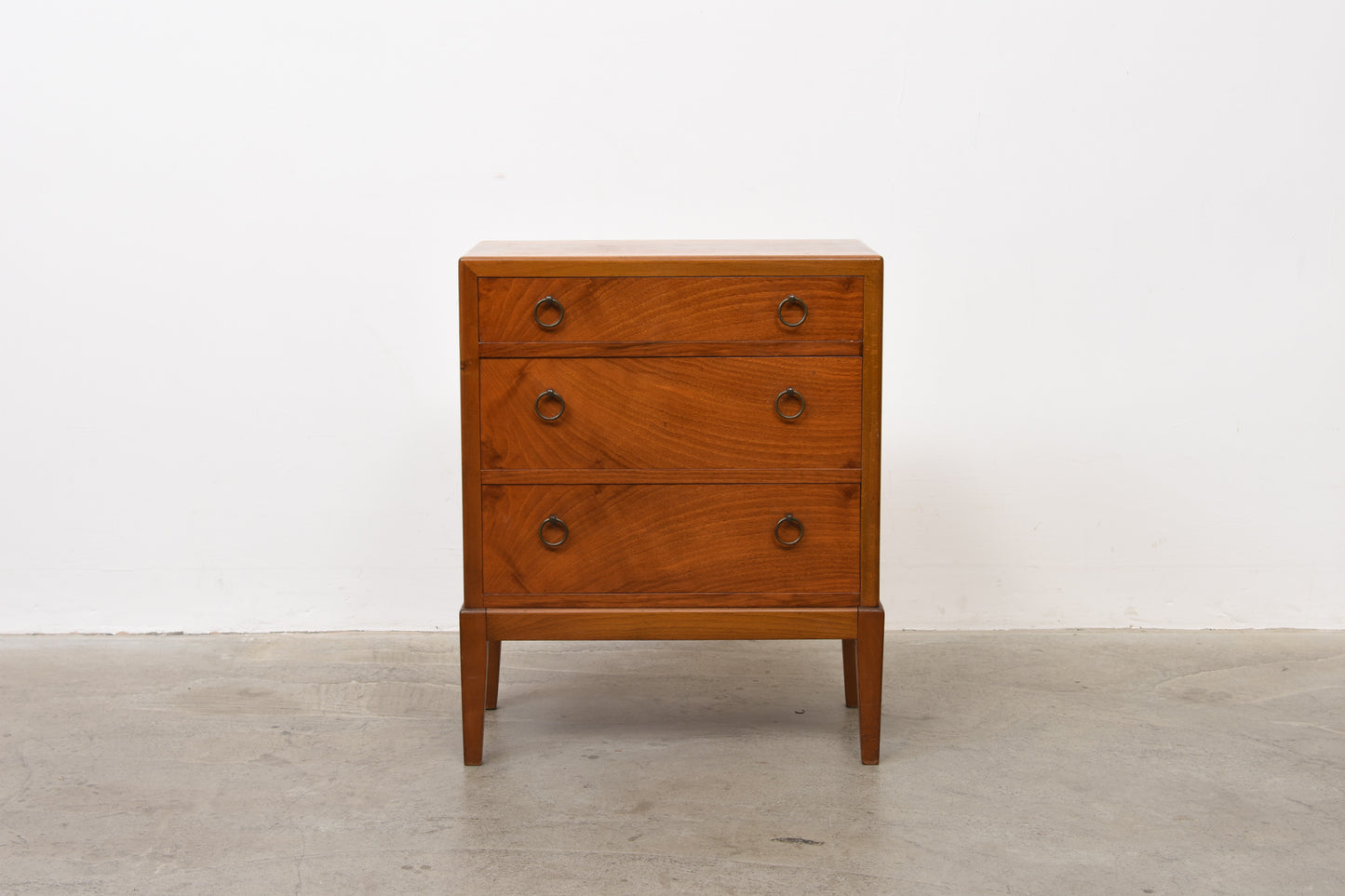 1940s low chest in elm