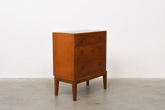 1940s low chest in elm