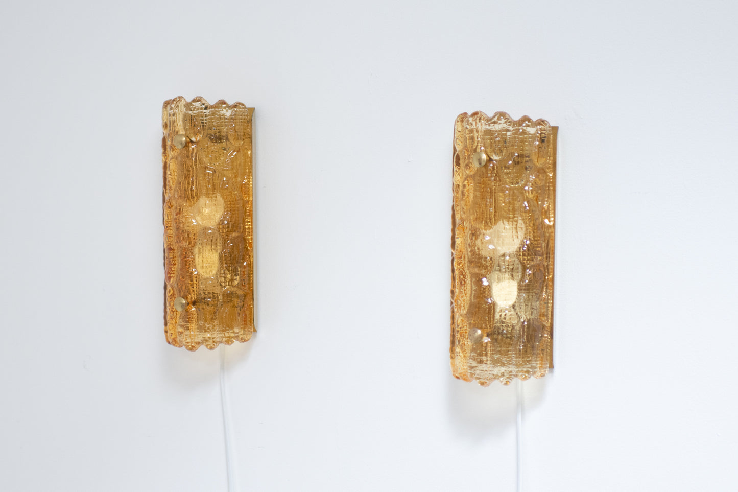 Pair of 1970s wall lights by Lyfa