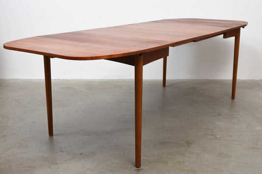 1960s extending dining table in teak