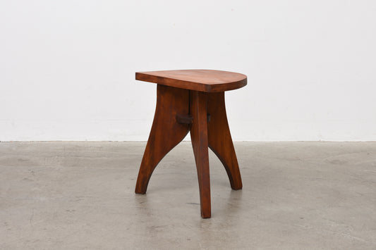 Vintage beech stool