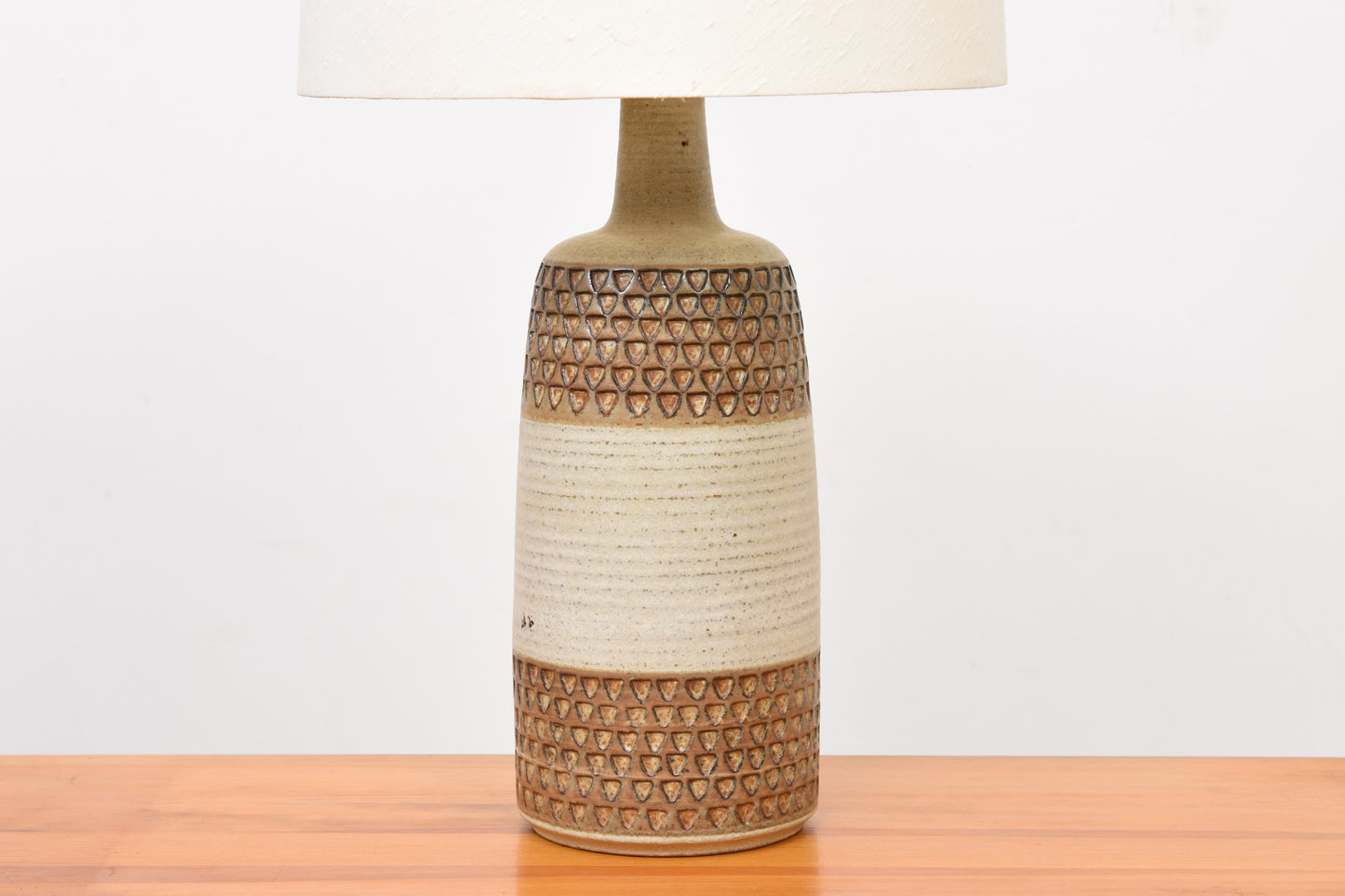 1960s stoneware table lamp by Søholm